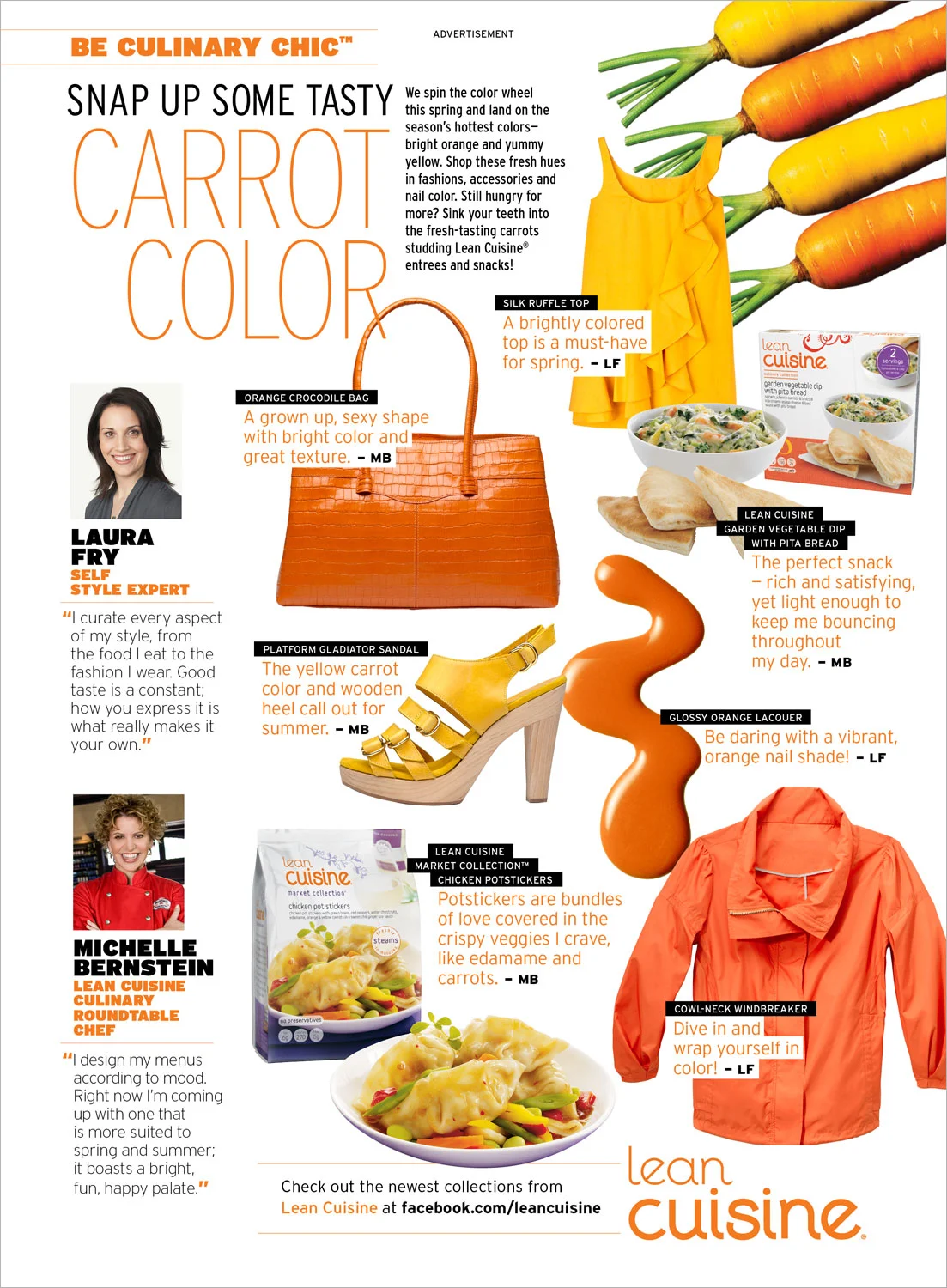 Lean Cuisine Advertorial for Condé Nast Publications