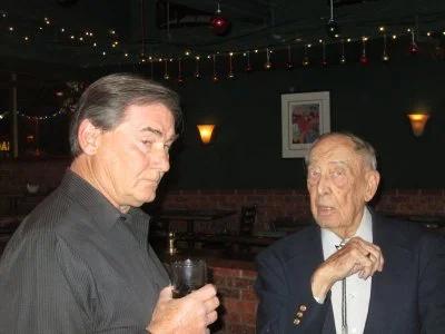 John and Art in discussion.