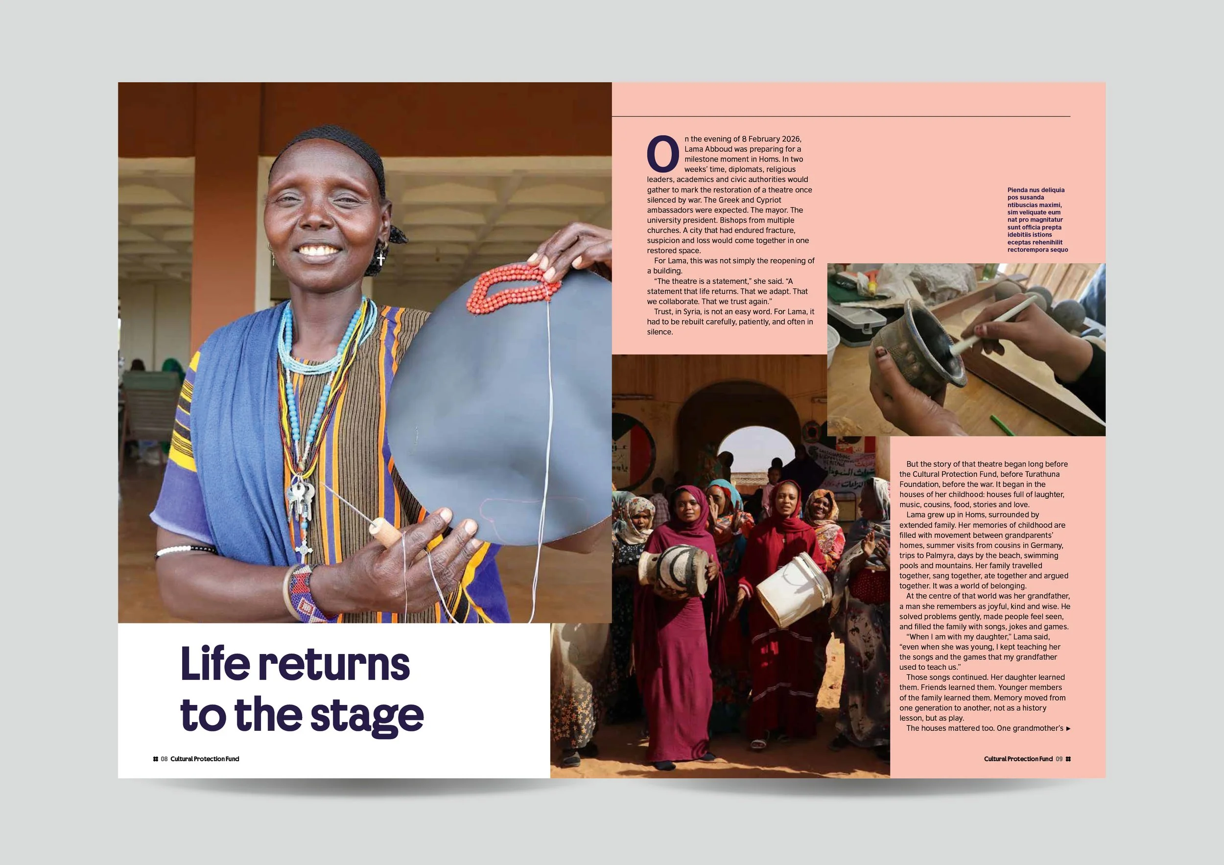 Cultural Protection Fund brochure for the British Council