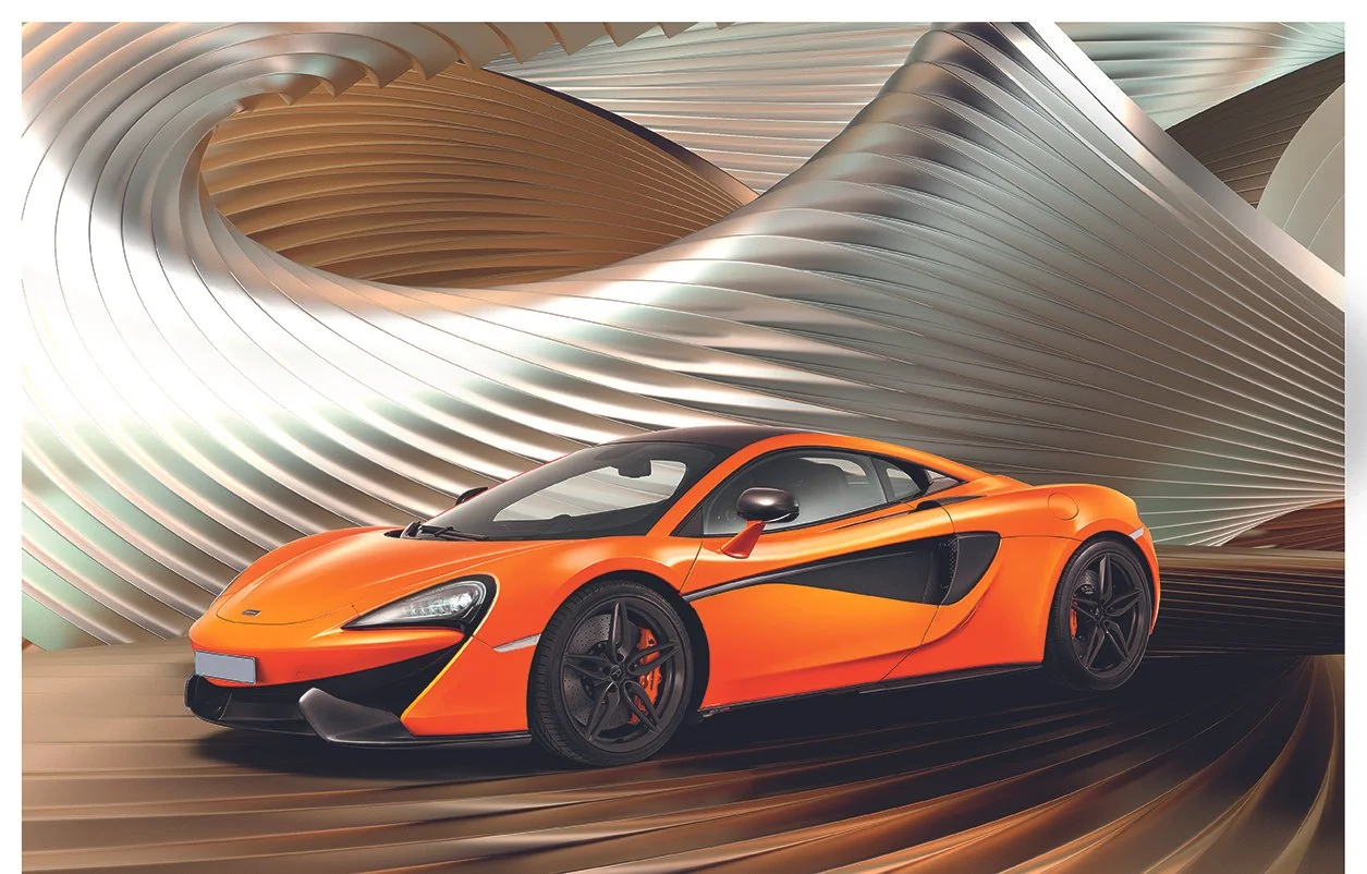 Car photoshoot for the Professional Footballers Association magazine