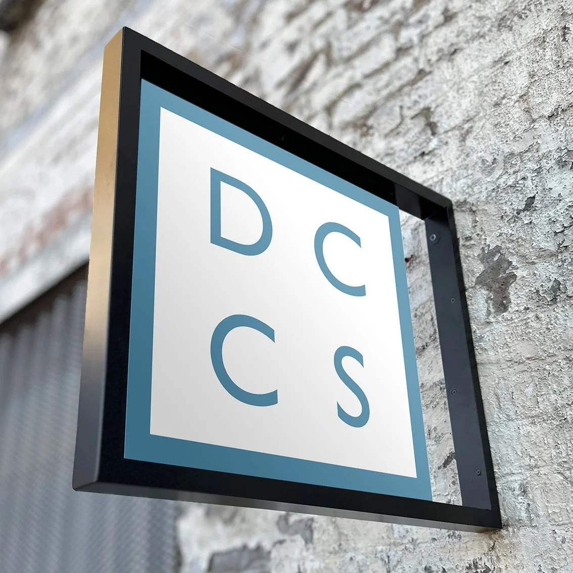 Signage for a creative studio in Totnes, Devon