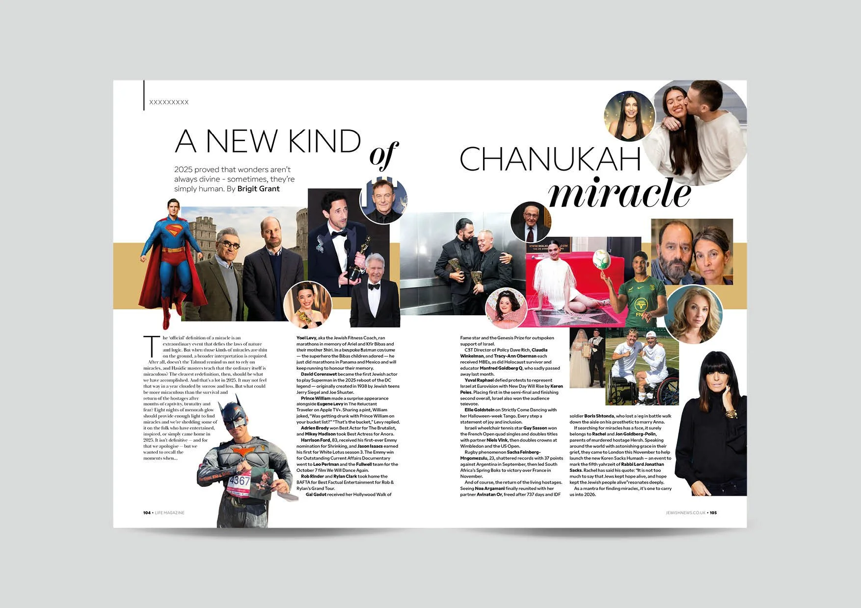 Jewish News Life magazine editorial pages