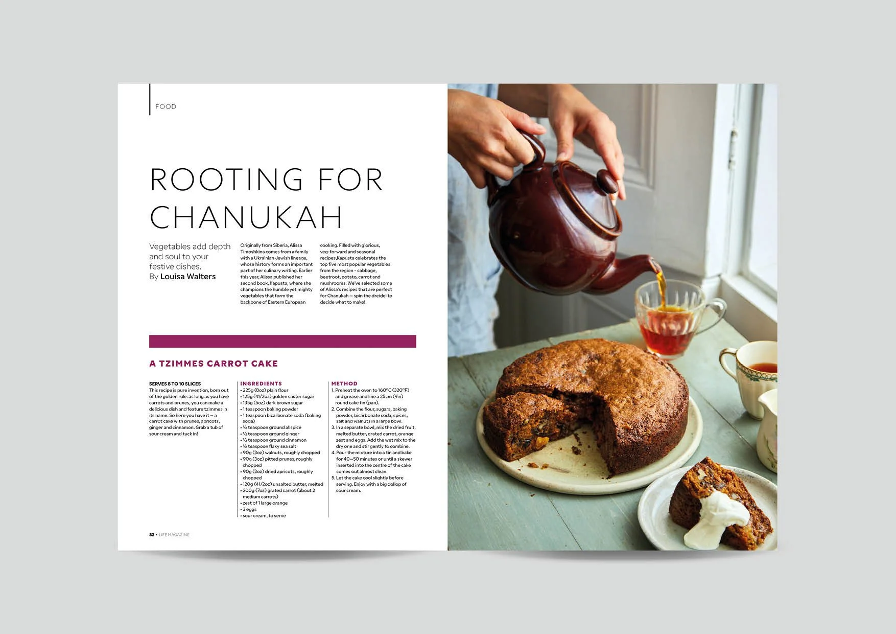 Editorial design for Jewish News Life Magazine