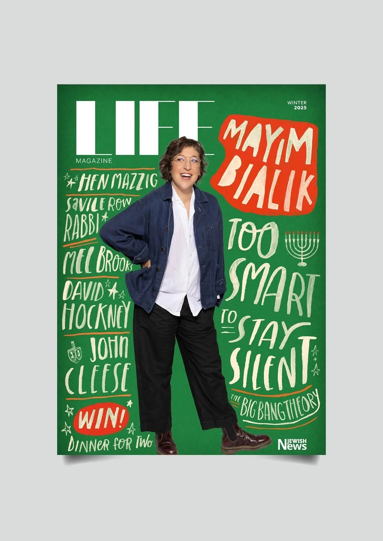 Life Magazine cover design for Jewish News