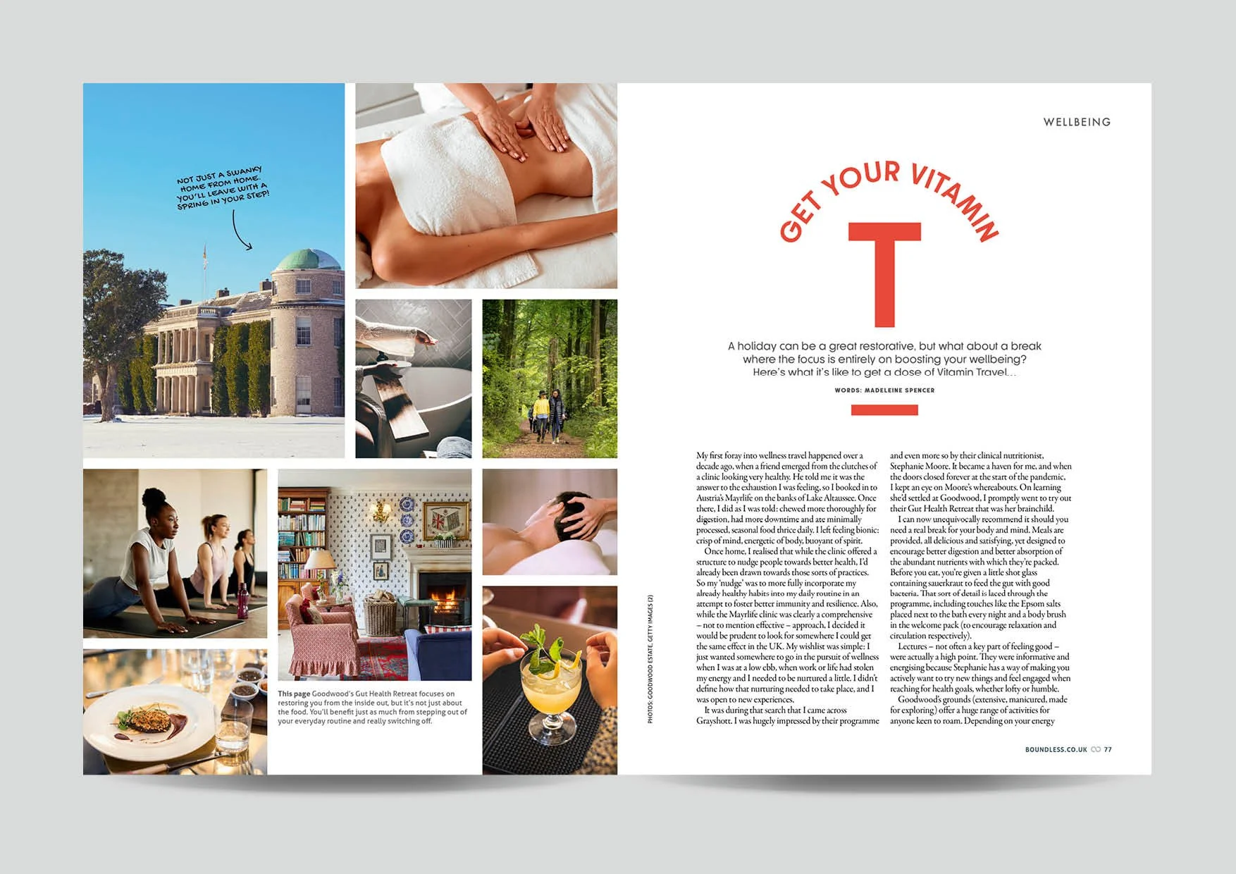 Editorial design for Boundless magazine 