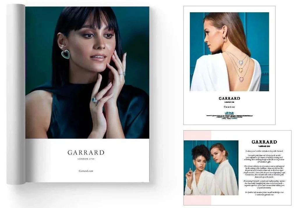 Advertising for a luxury London jeweller