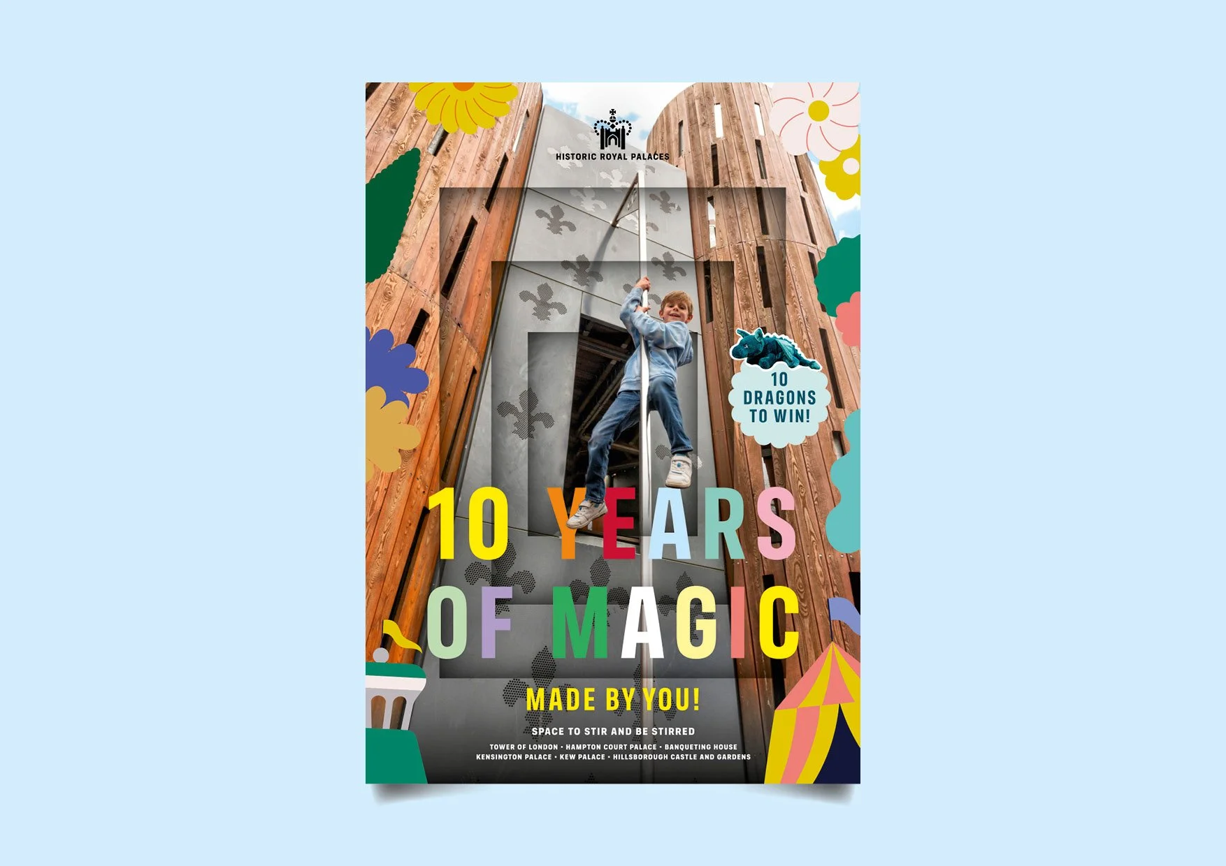 Magazine insert design for Inside Story for the Historic Royal Palaces