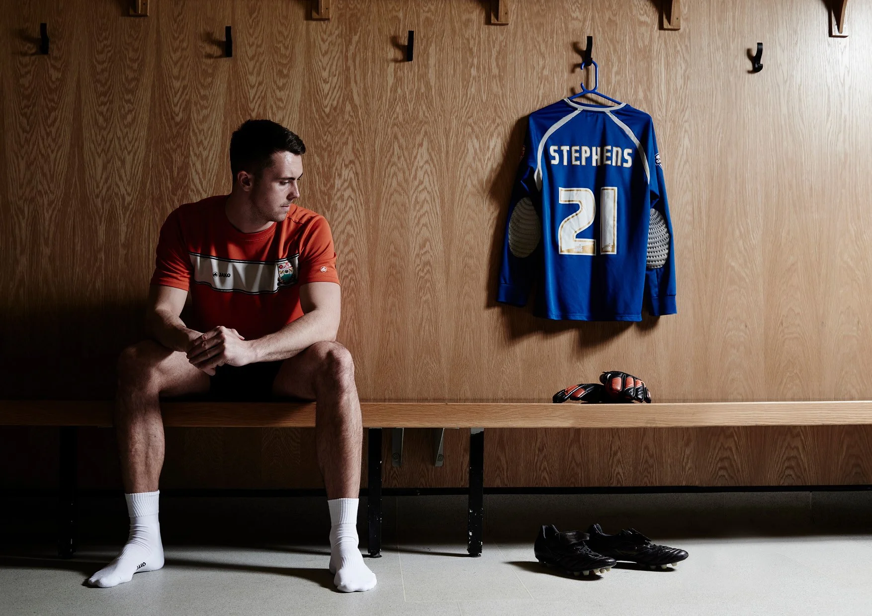 Player photoshoot for the Professional Footballers Association magazine