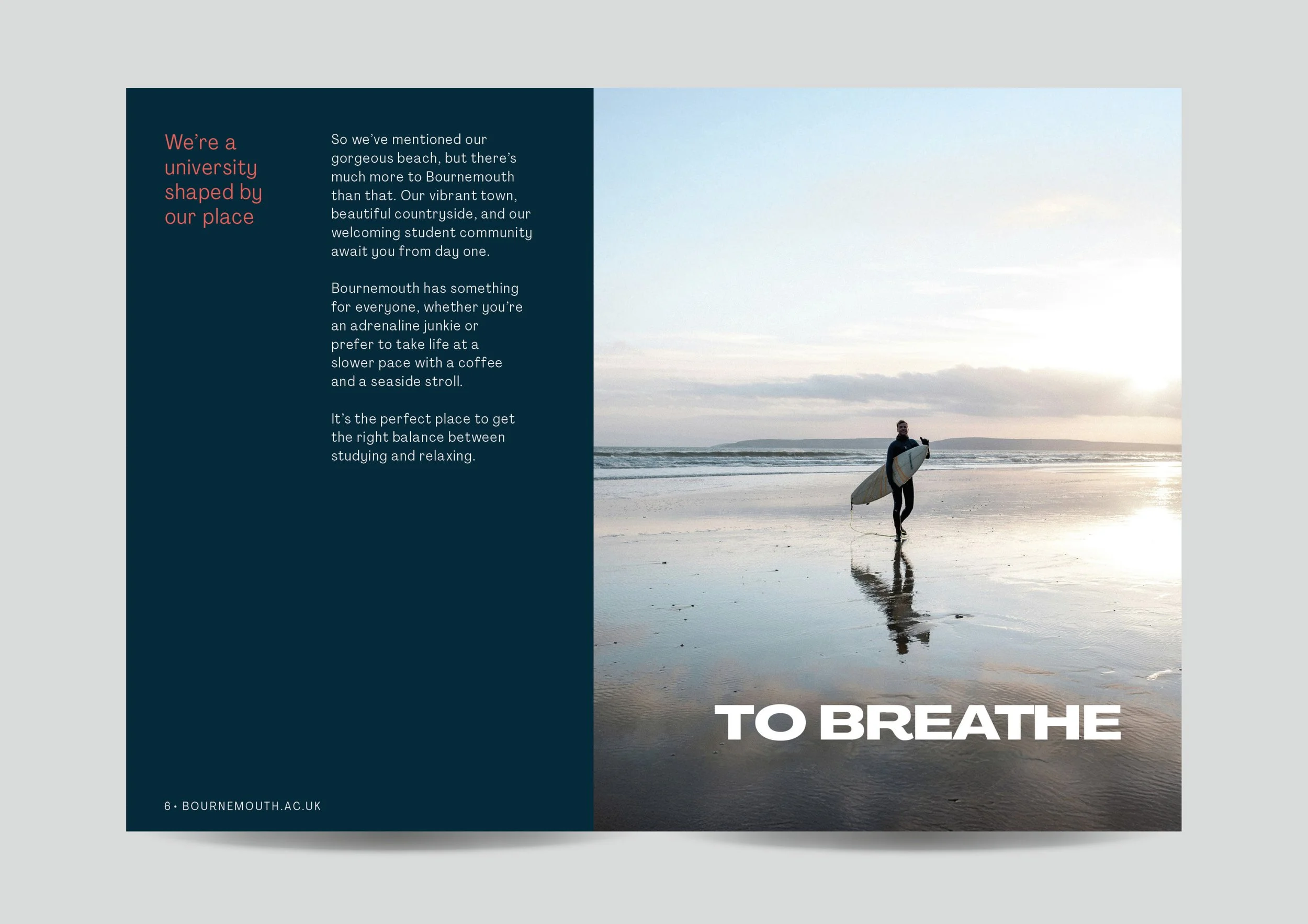 Student brochure for Bournemouth University