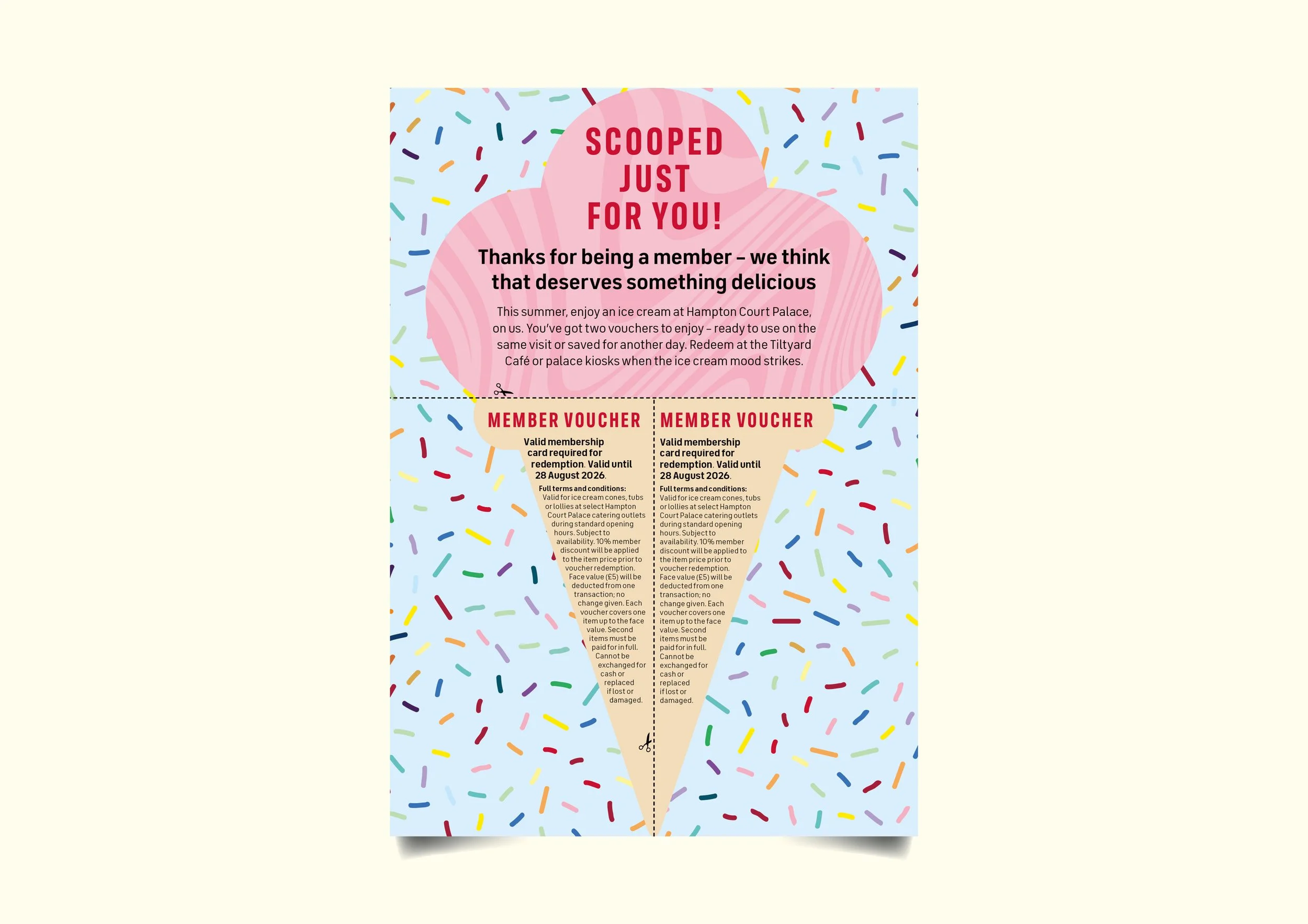 Magazine insert design for Inside Story for the Historic Royal Palaces