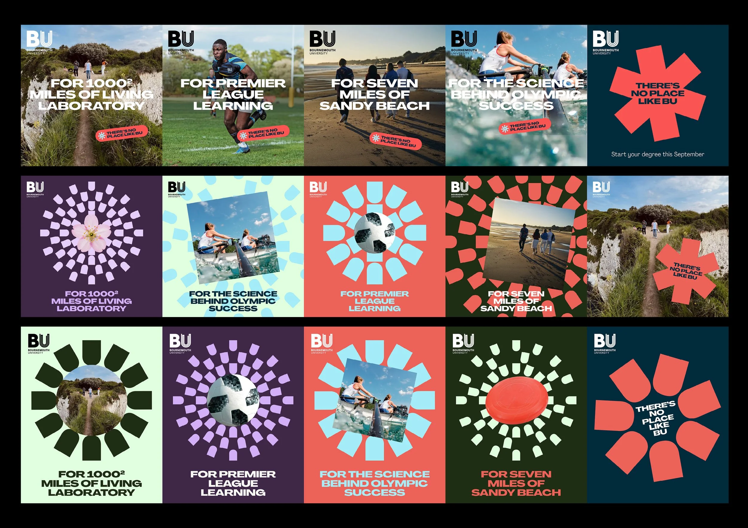 Social Media assets for Bournemouth University