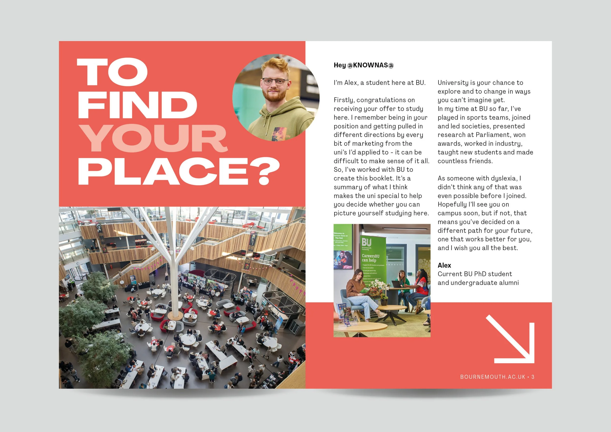 Student brochure for Bournemouth University