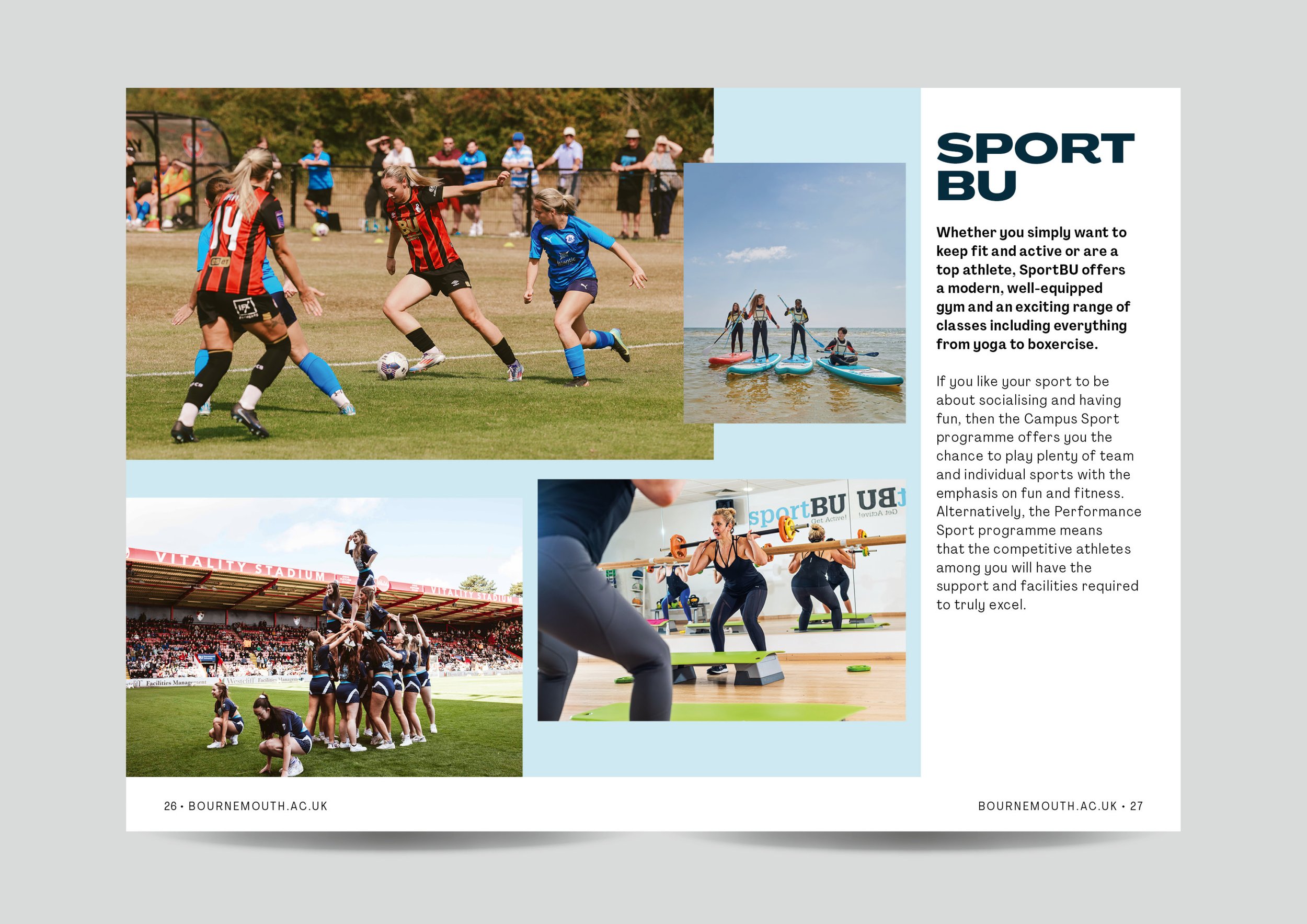 Student brochure for Bournemouth University