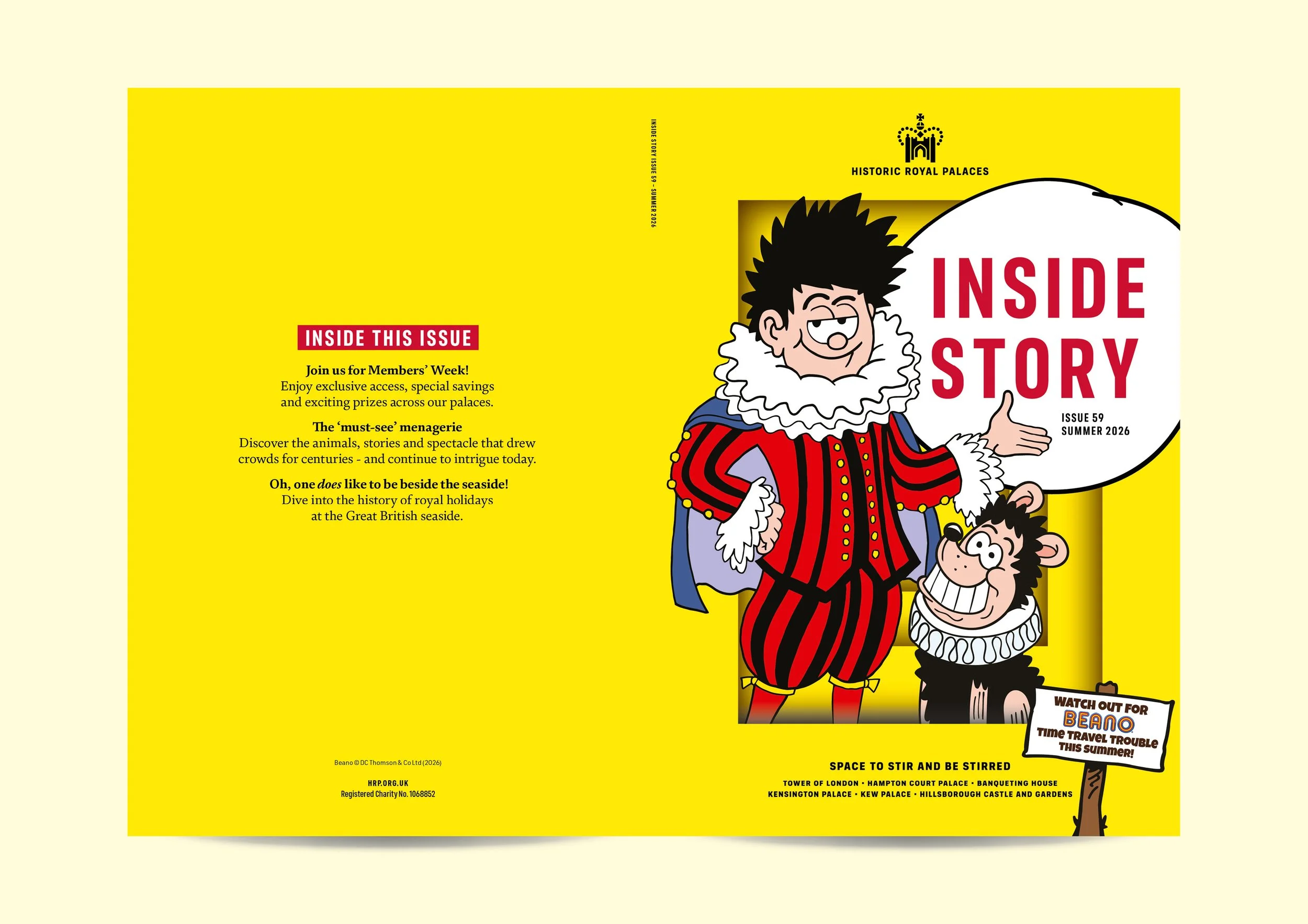 Inside Story magazine cover for the Historic Royal Palaces