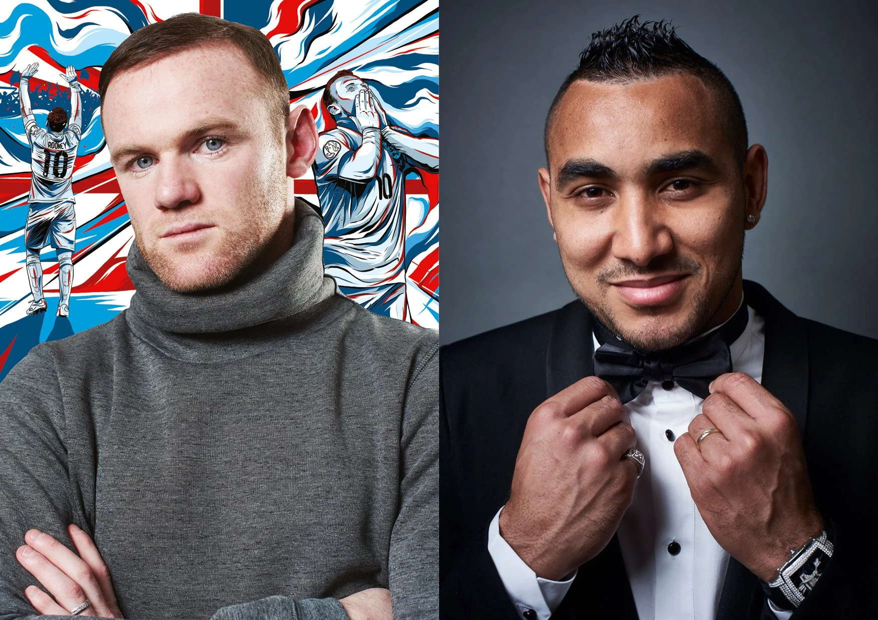 Wayne Rooney photoshoot for the Professional Footballers Association magazine