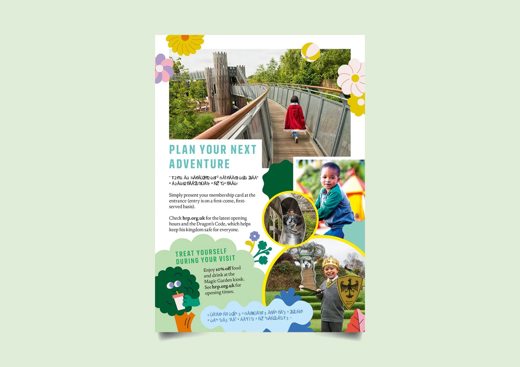 Magazine insert design for Inside Story for the Historic Royal Palaces