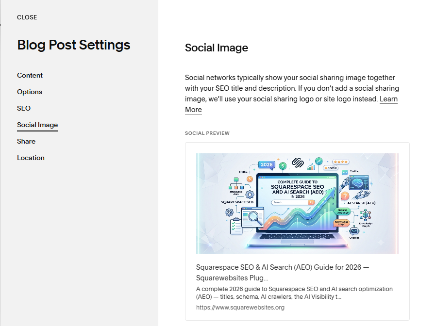 a sample adding an open graph image to a blog post