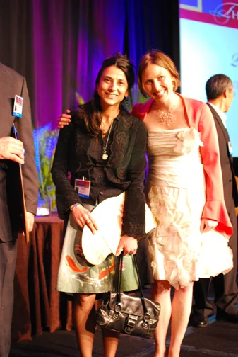 Mardie Rees and Alicia Ponzio (the only two sculptors who were finalists). Alicia is a sculptor in San Francisco, CA. 