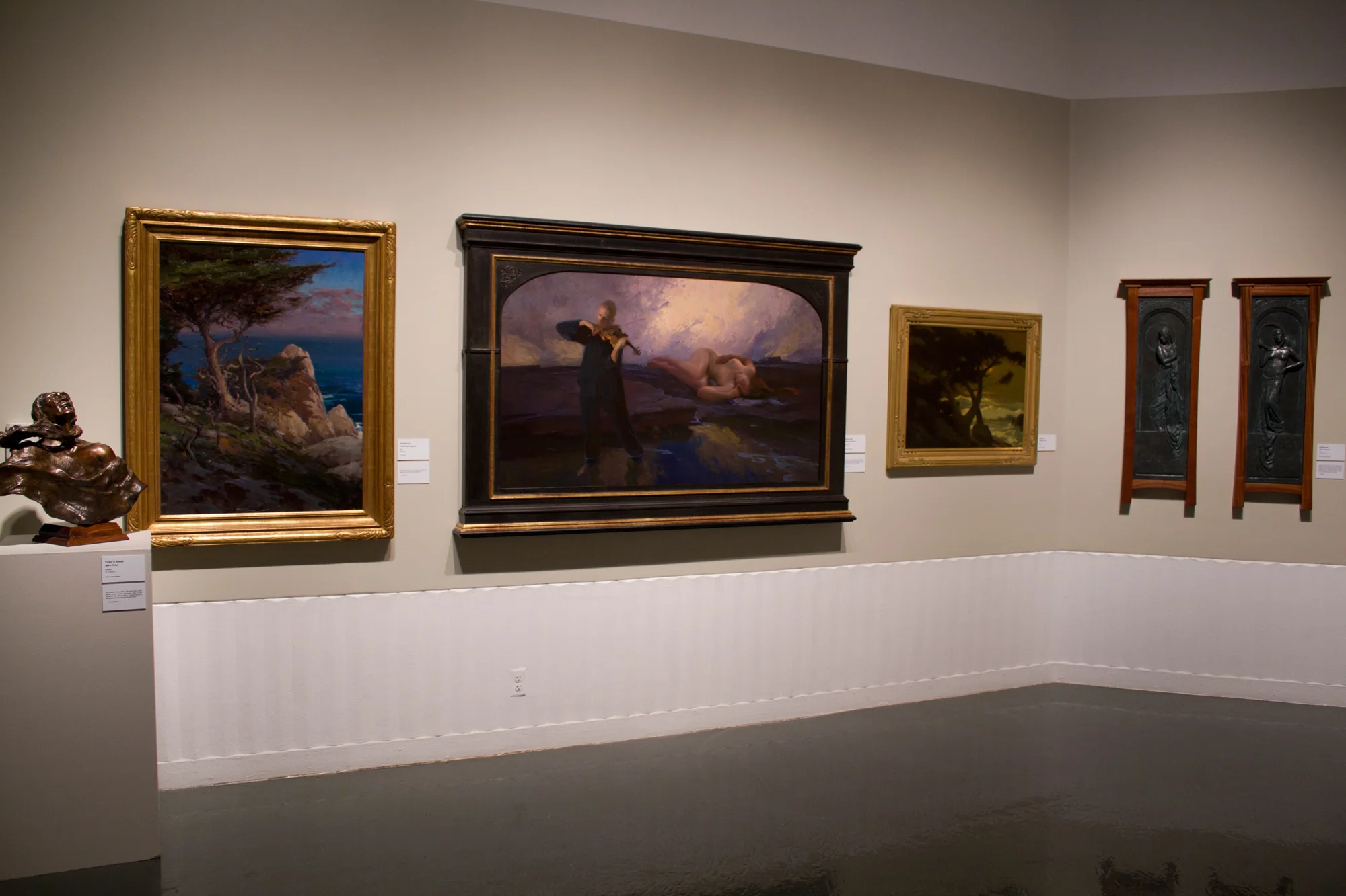  "Dawn & Dusk" shown hanging on the far right
