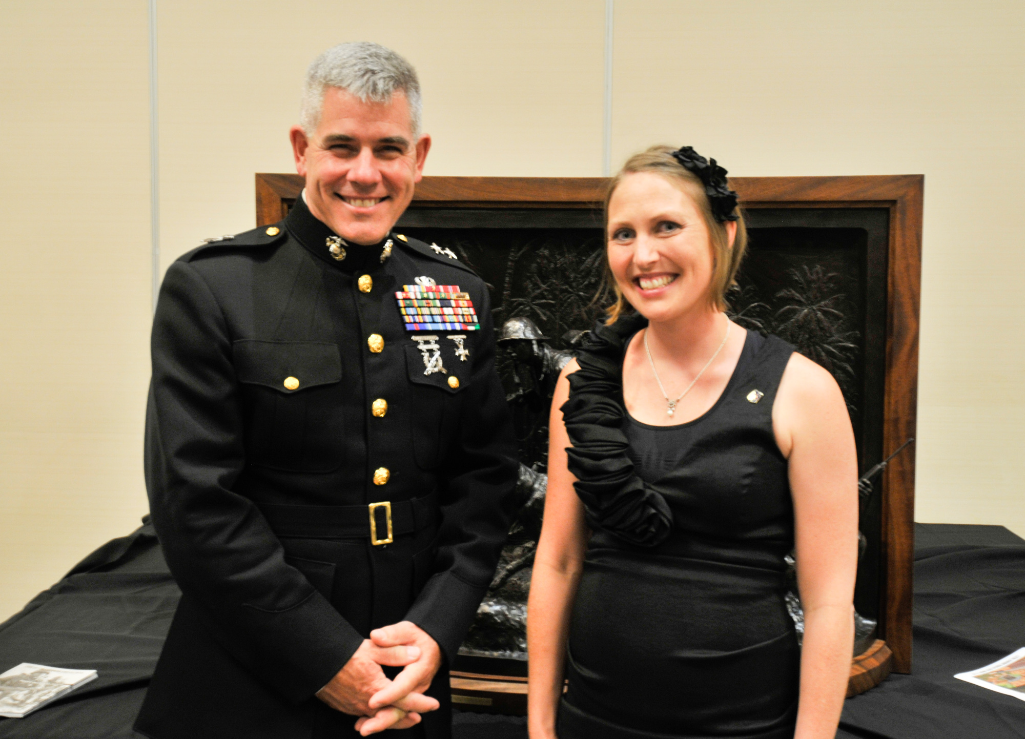 Mardie Rees & Maj. General Joseph Osterman