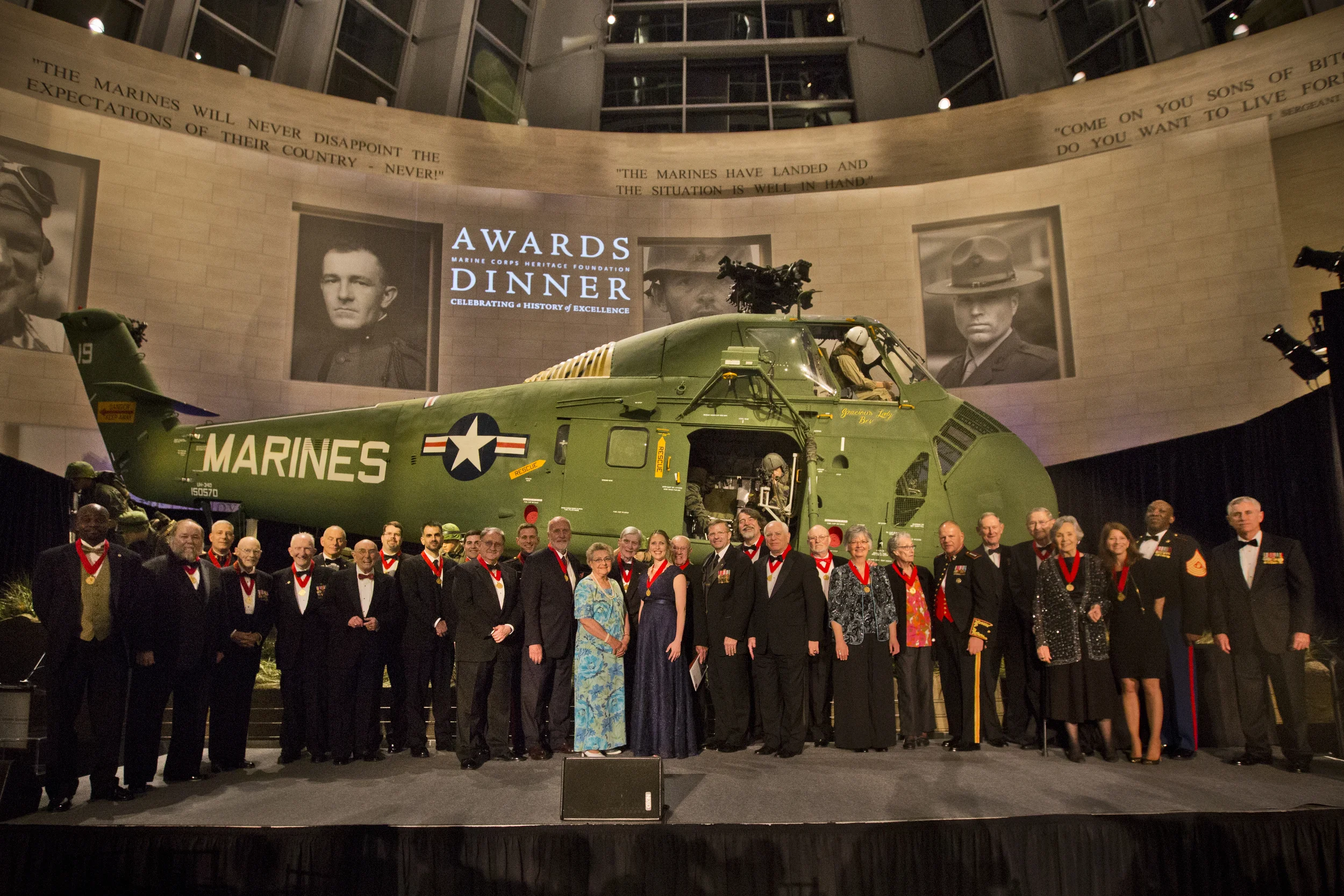 Award recipients and special recognition guests of the Heritage Award. 