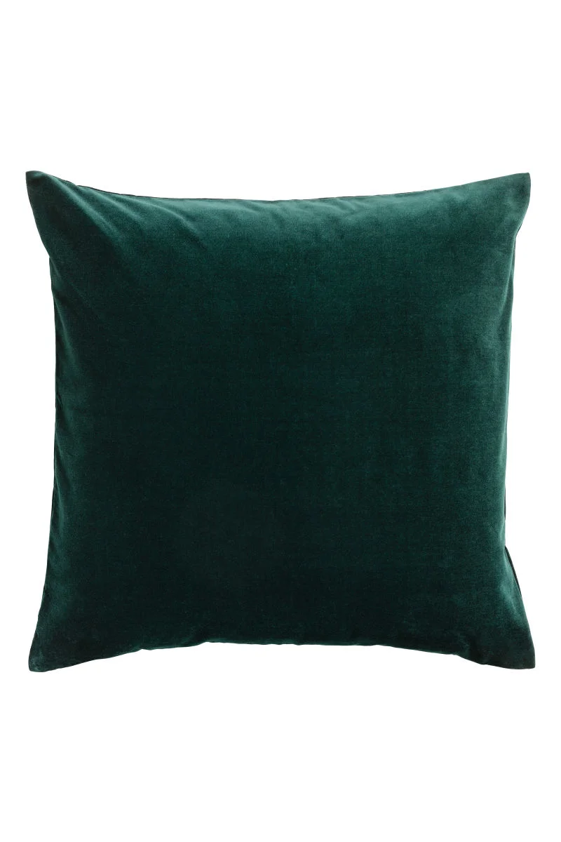 FOREST GREEN CUSHION $10