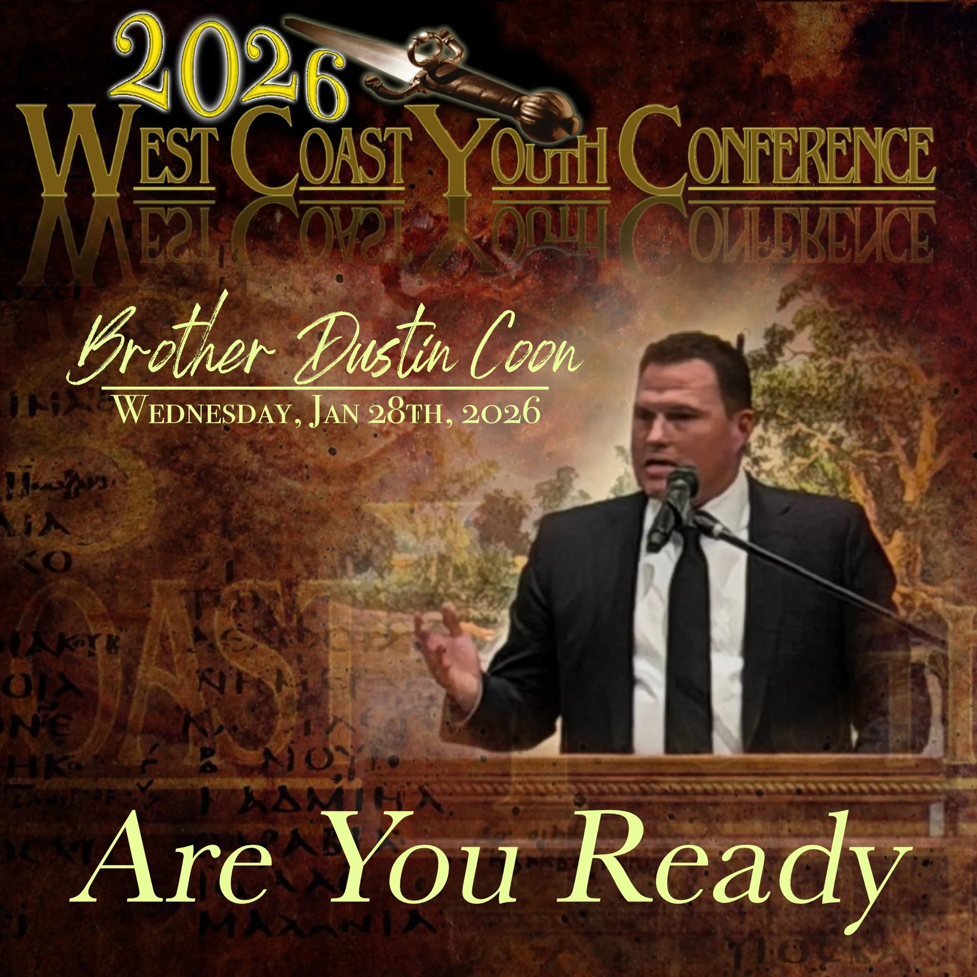 Wed PM Jan 28th 2026 - West Coast Youth Conference - Elder Coon - Are You Ready