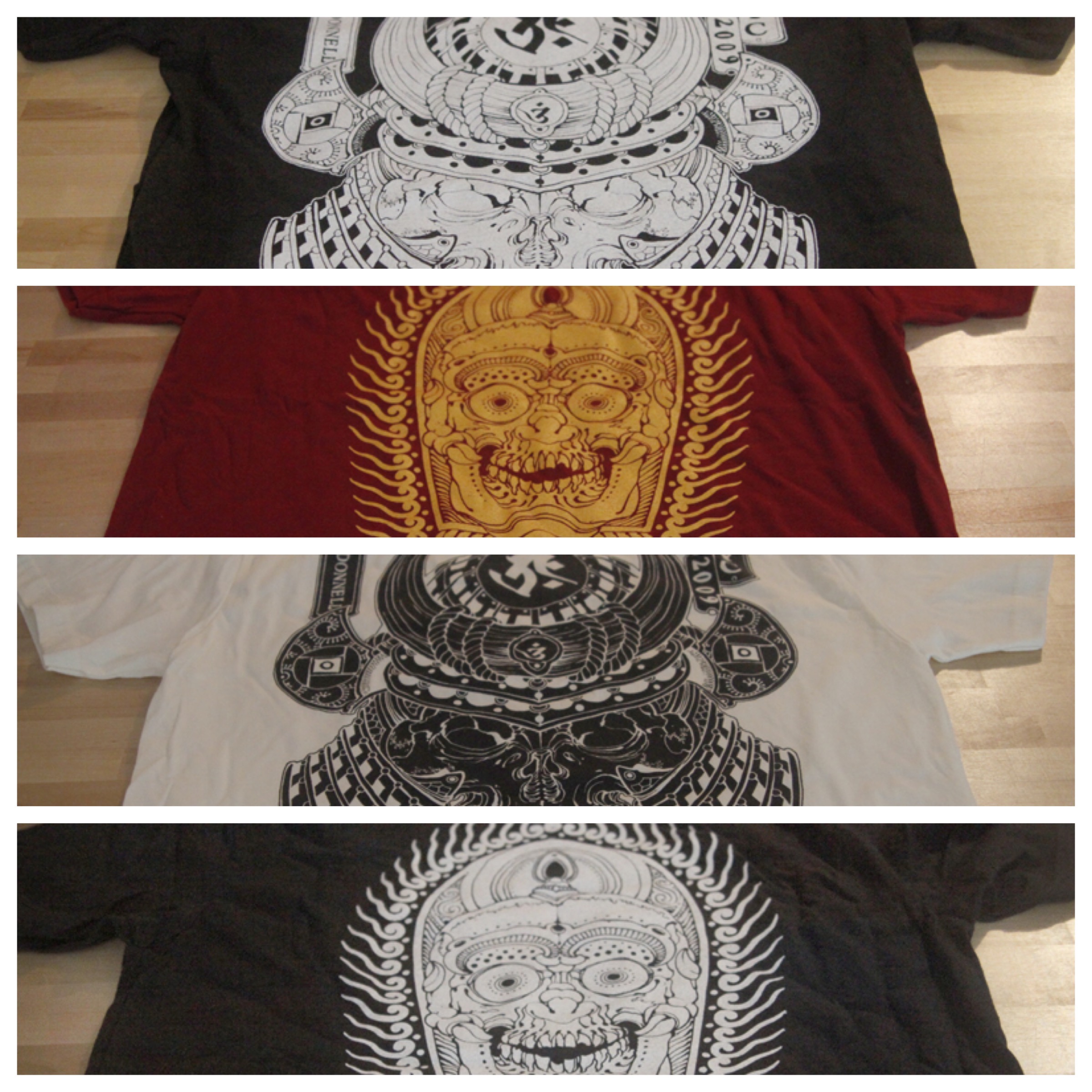 Shirt designs by Chris O'Donnell 