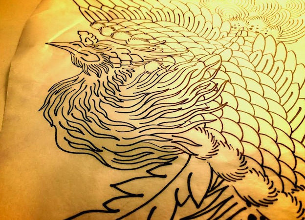 Tattoo sketch by Chris O'Donnell 2015