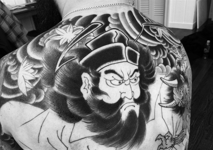 In-progress tattoo by Chris O'Donnell 2016
