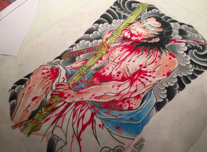 Tattoo drawing by Chris O'Donnell 2016