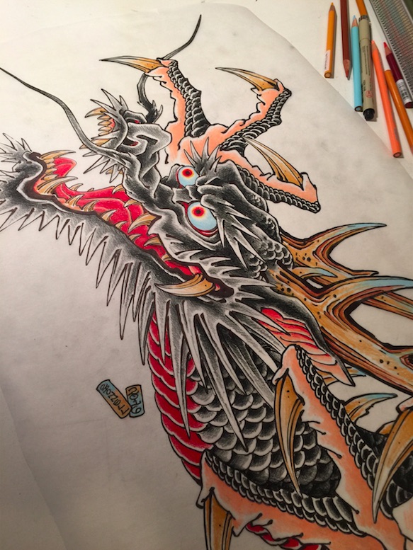 Tattoo drawing by Chris O'Donnell 2016