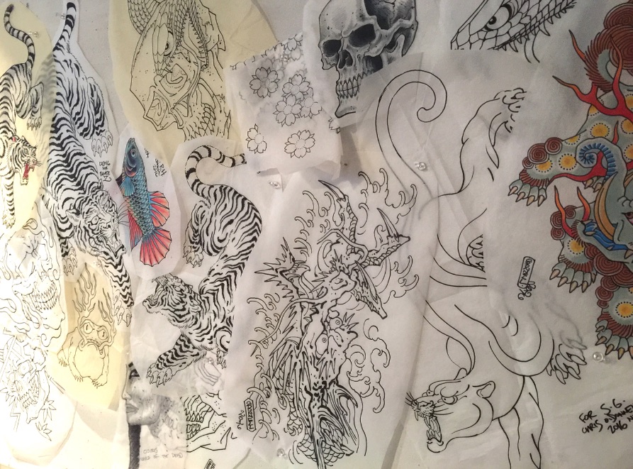 Tattoo drawings by Chris O'Donnell 2016