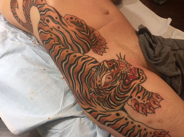 Korean tiger tattoo  All Things Tattoo