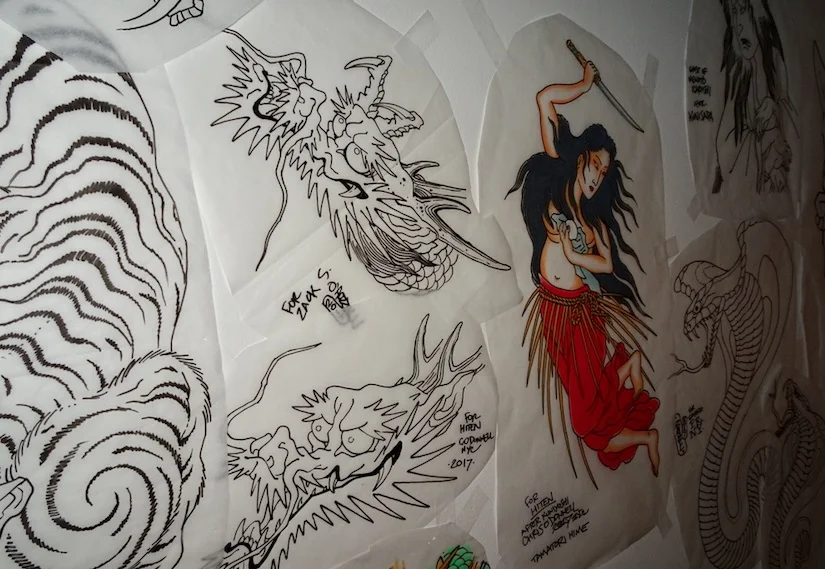 Tattoo drawings by ChrisO'Donnell 2017 