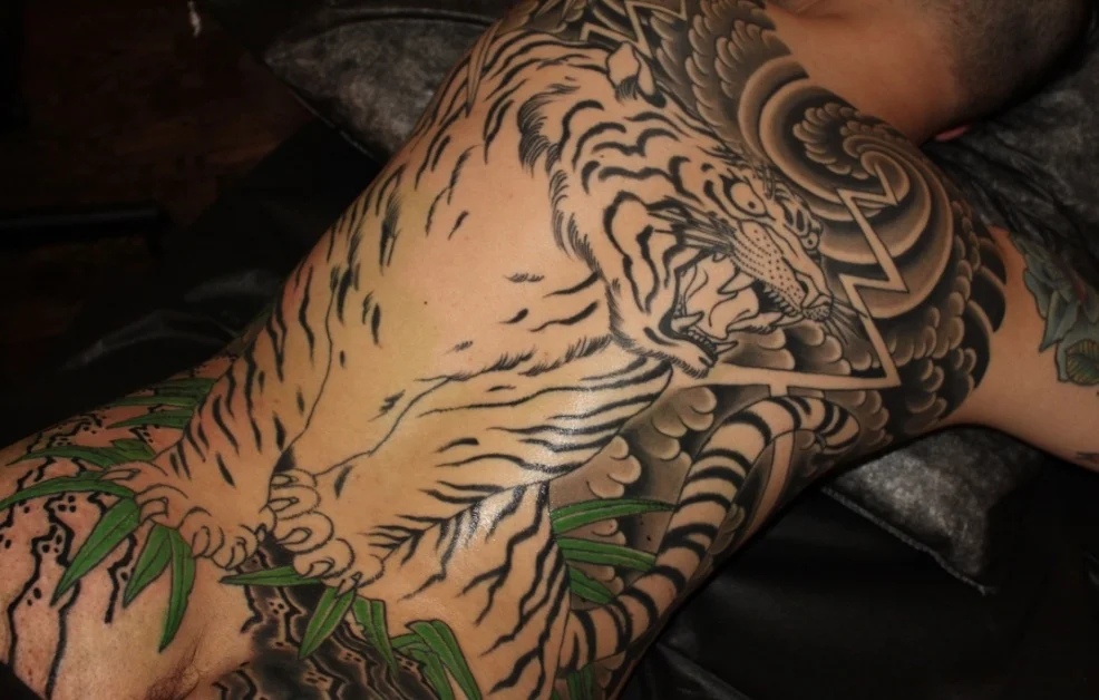 In-progress tattoo by Chris O'Donnell 2017-2018