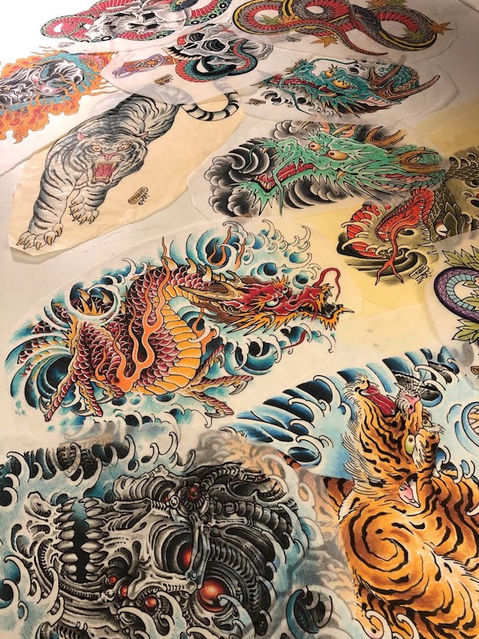 Tattoo drawings by Chris O’Donnell 2019