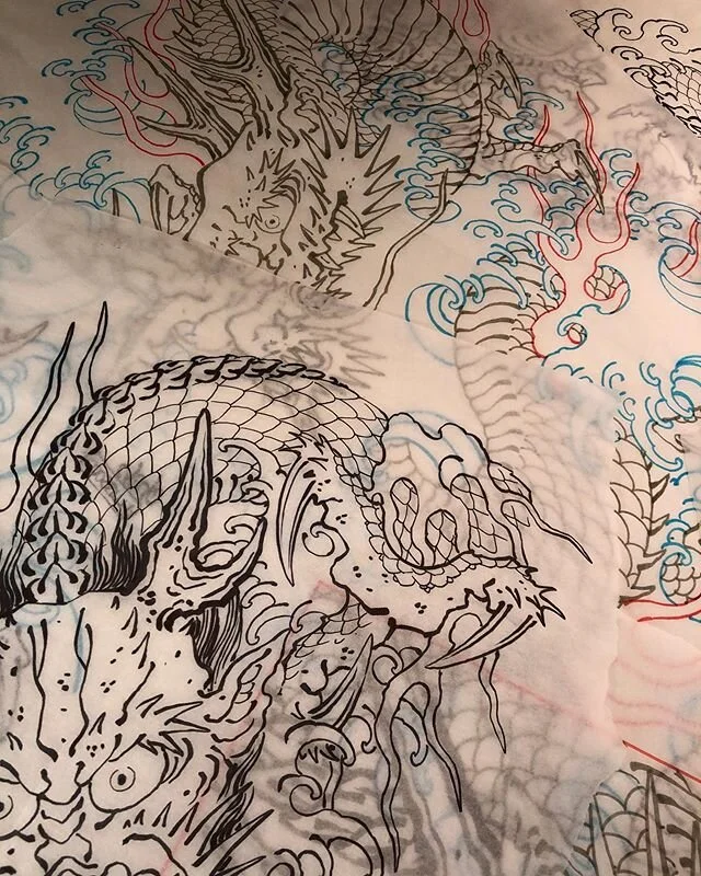 Line drawings old and new up at chrisodonnelltattoo.bigcartel.com for anyone interested. Thank you! Link in bio #chrisodonnelltattoo