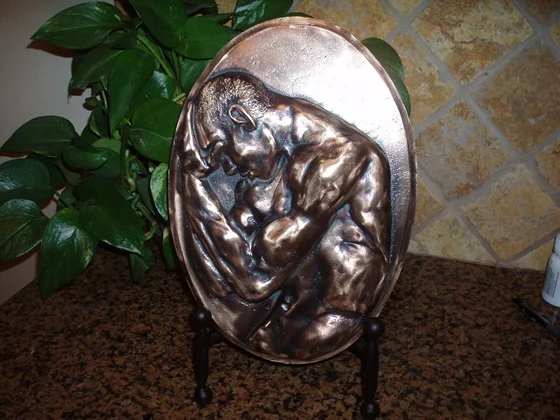 Kathy's Bronze Relief MaleSm.JPG