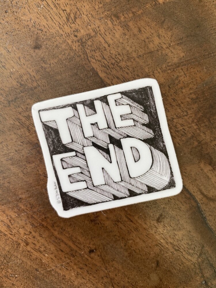 The End Sticker — SDB
