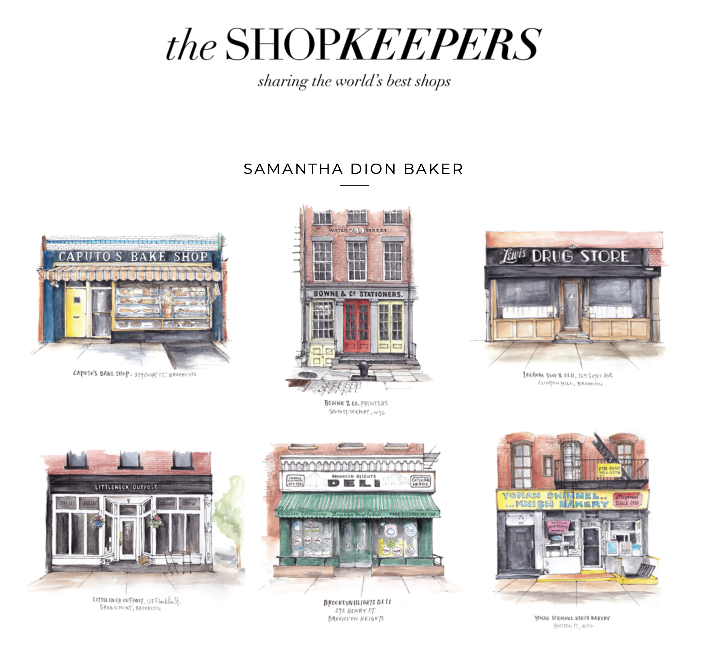 https://www.theshopkeepers.com/samantha-dion-baker-shopfront-illustrations/