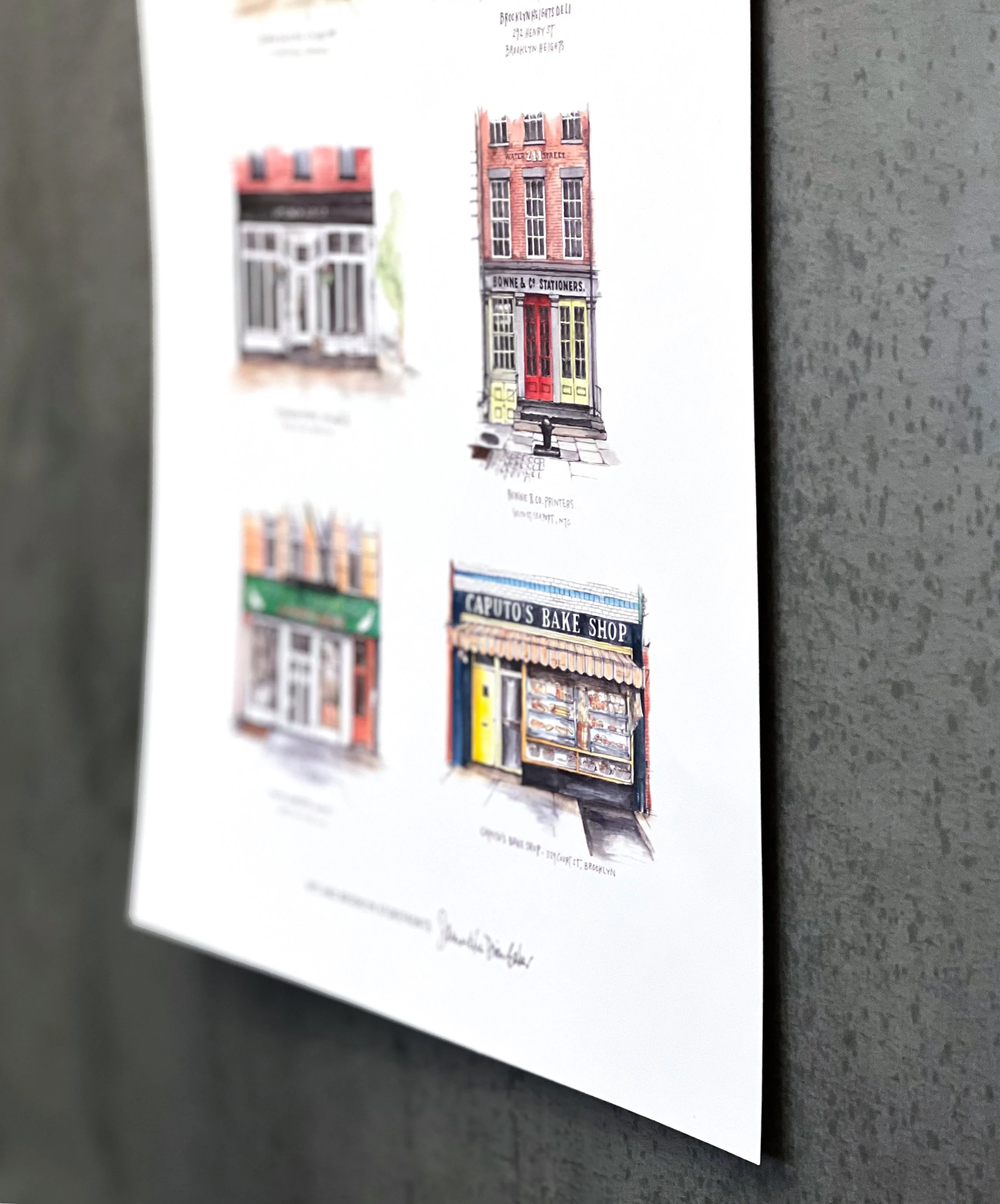 NYC and Brooklyn Storefronts Print
