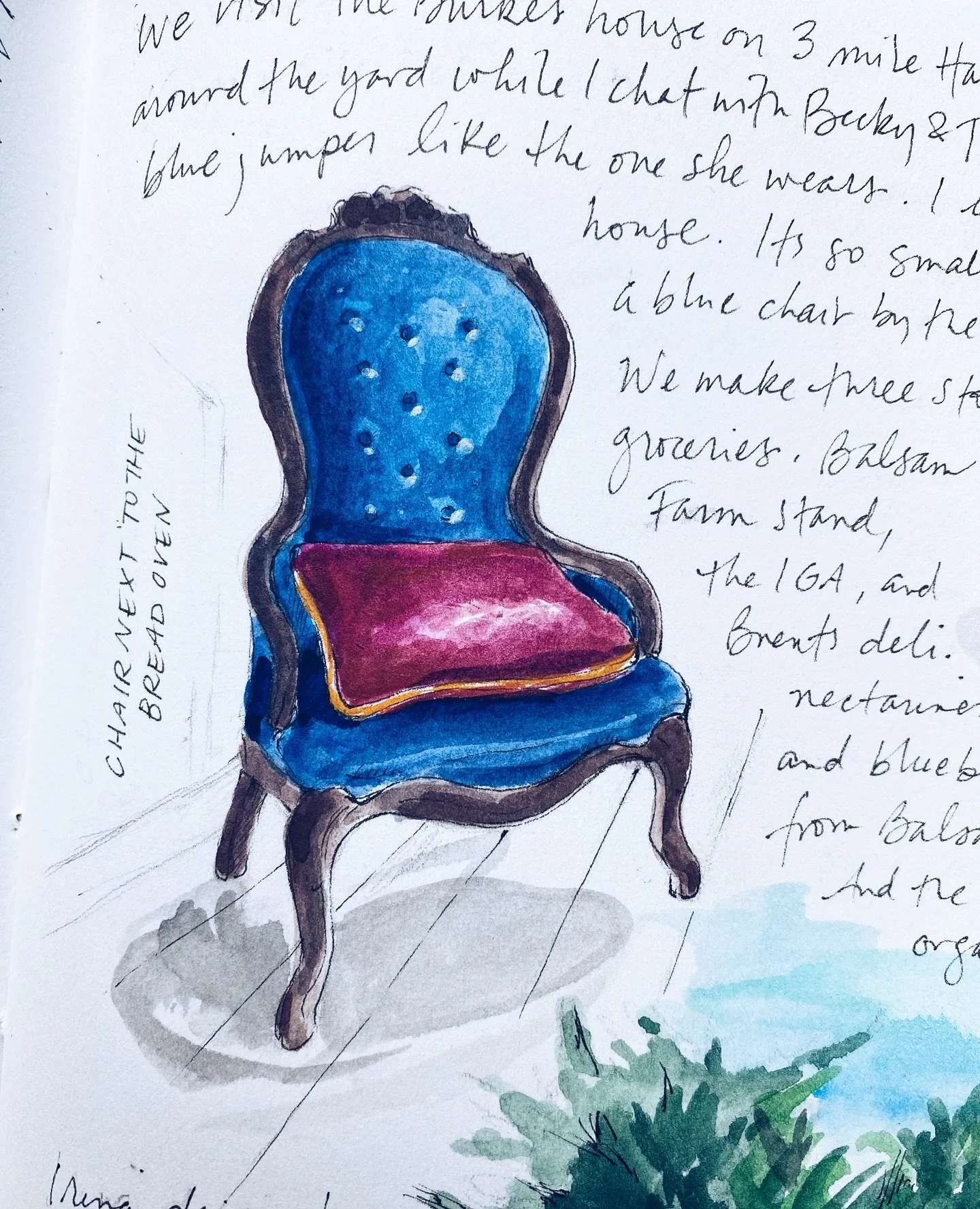 A Place to Sit&mdash;tomorrow&rsquo;s workshop with paid subscribers over on Substack. 

&ldquo;As we go about our adventures, some of the simplest rituals can provide a sense of place and comfort, even if it&rsquo;s as simple as where we choose to s