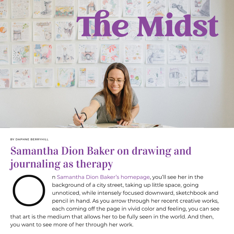 Samantha Dion Baker on drawing and journaling as therapy