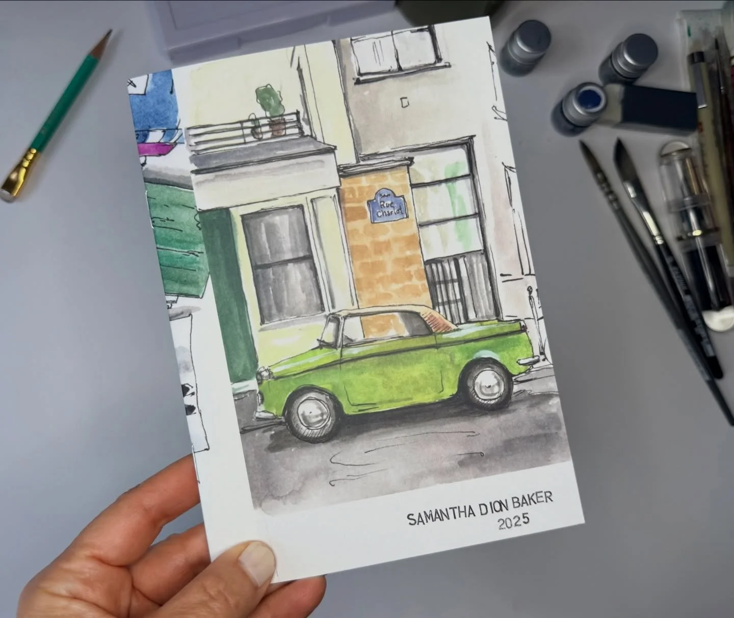 I Made A Zine! &mdash;highlighting some of my favorite sketchbook memories from 2025. It was made on a whim, as an experiment. I only made 50 copies, and each one is hand signed in pencil. 
They are available on my website (or through link in bio), a