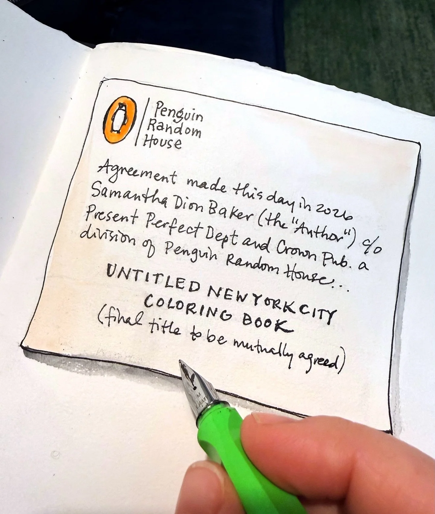 Another book is in the works! I&rsquo;m starting to roam NYC with new eyes and a running list of iconic places. It&rsquo;s always been a dream to draw the city with a purpose outside of my sketch journals. The next six months will be full of NYC adve