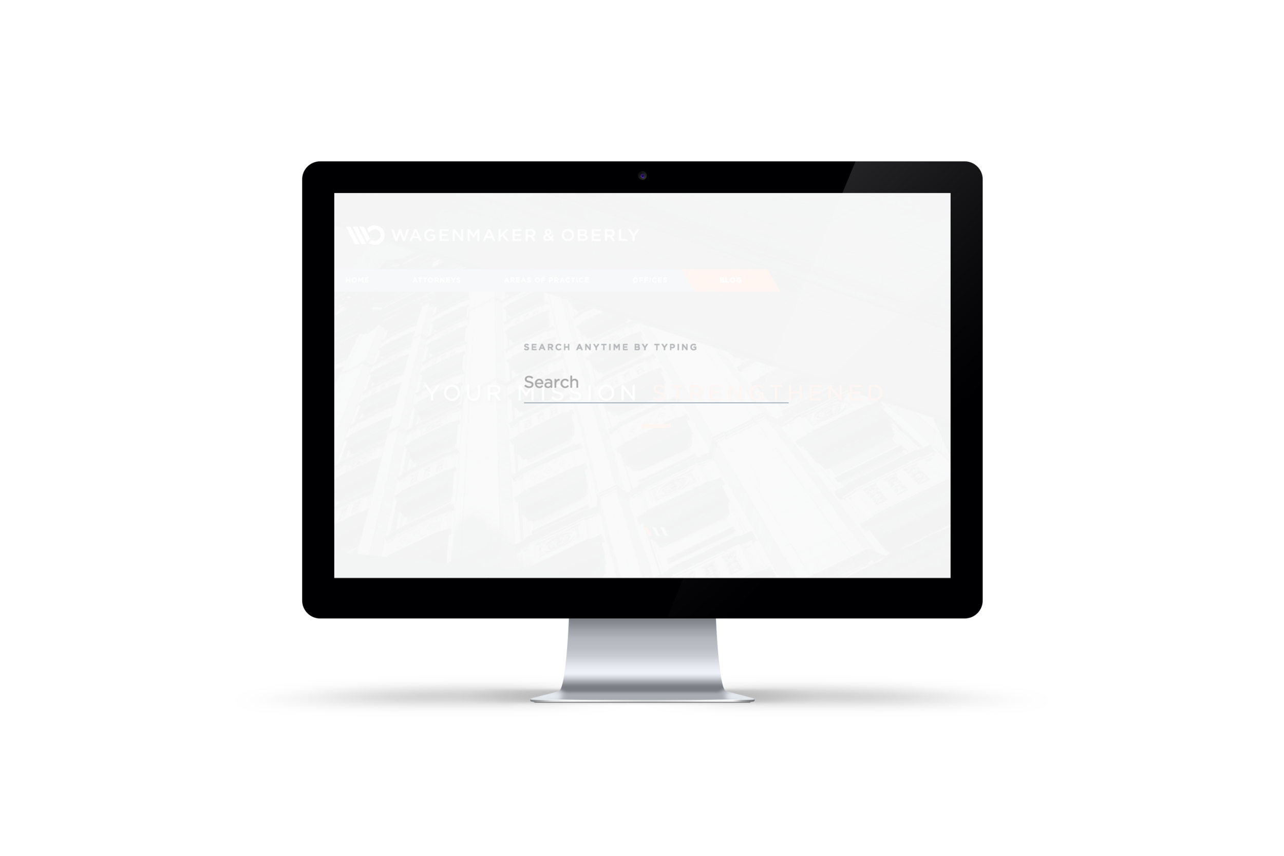 Majority of the target audience views the website on their mobile devices so the Wagenmaker & Oberly site had to be responsive.