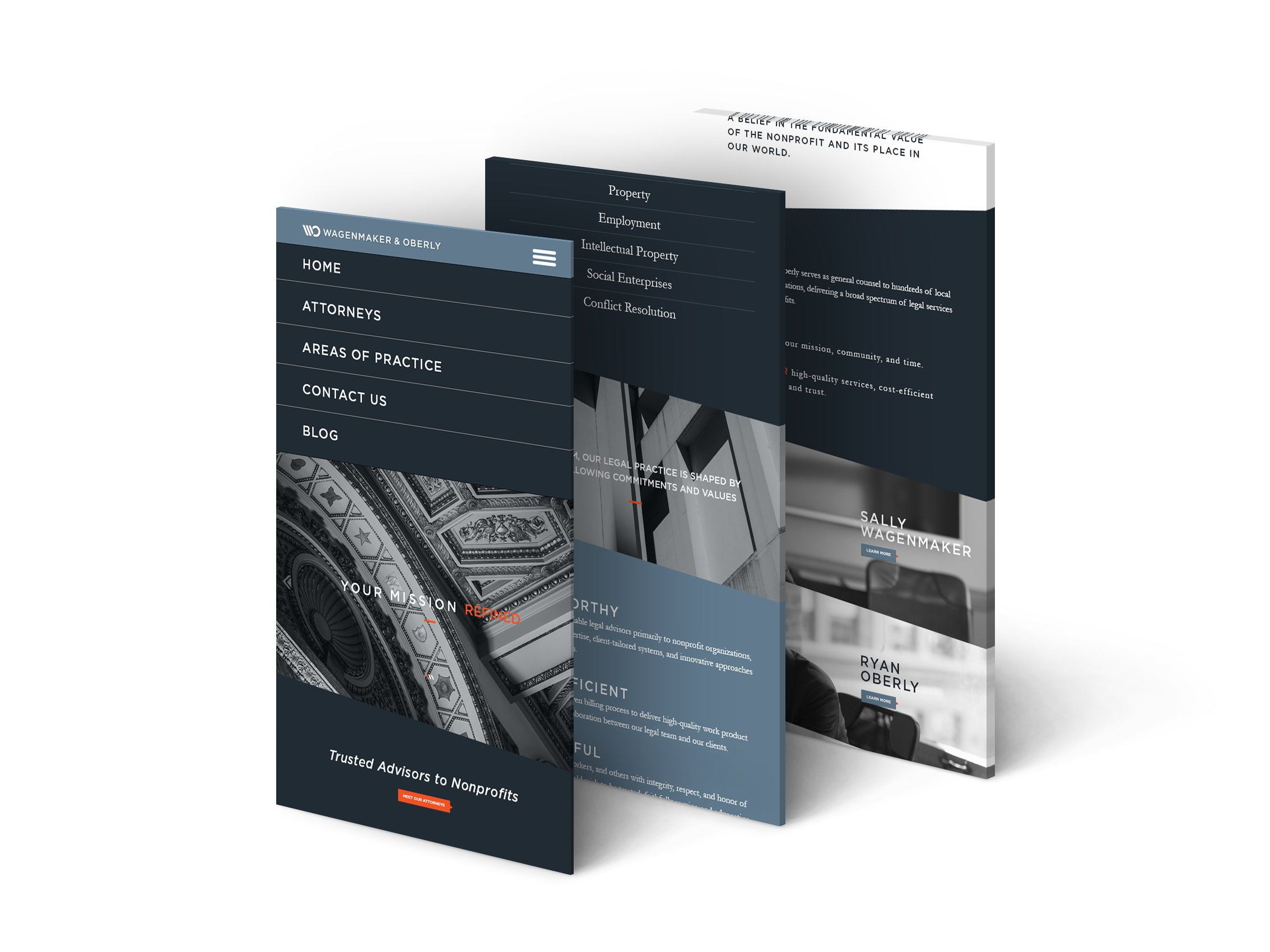 In addition to a strong web and mobile presence, the brand was translated into photography and brand collateral.