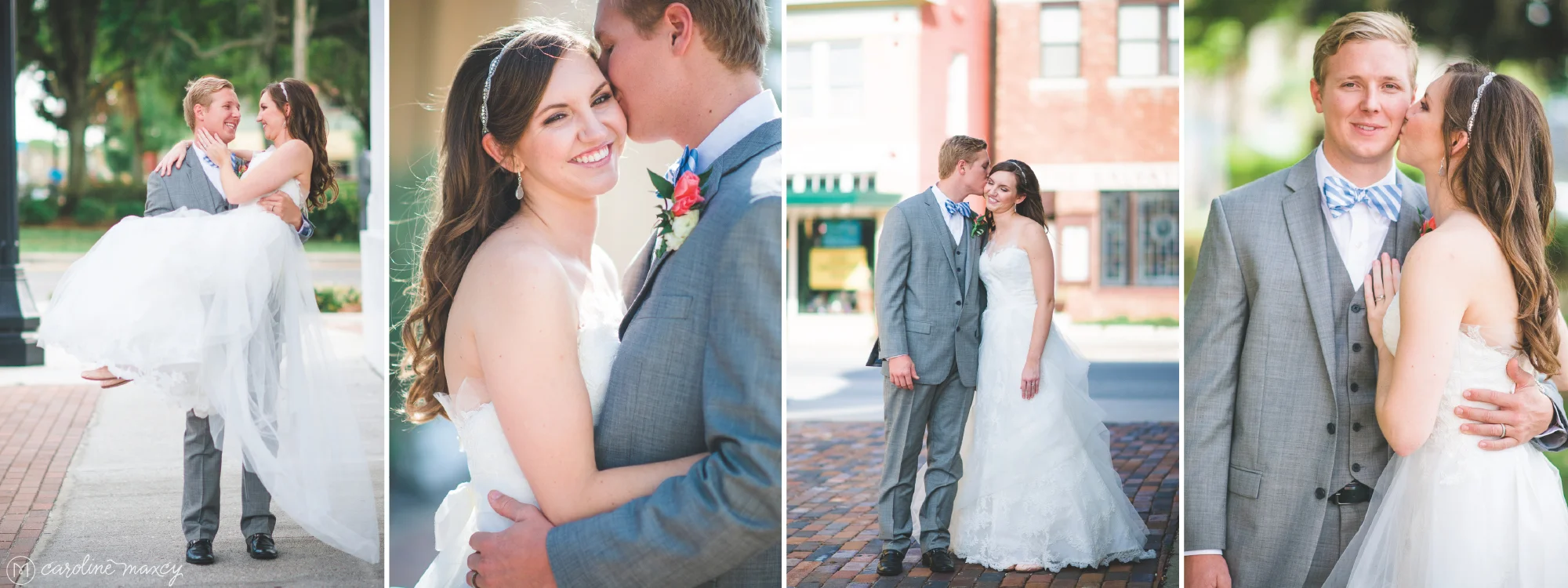 Elic and Amanda's Sebring, FL wedding with Caroline Maxcy Photography.