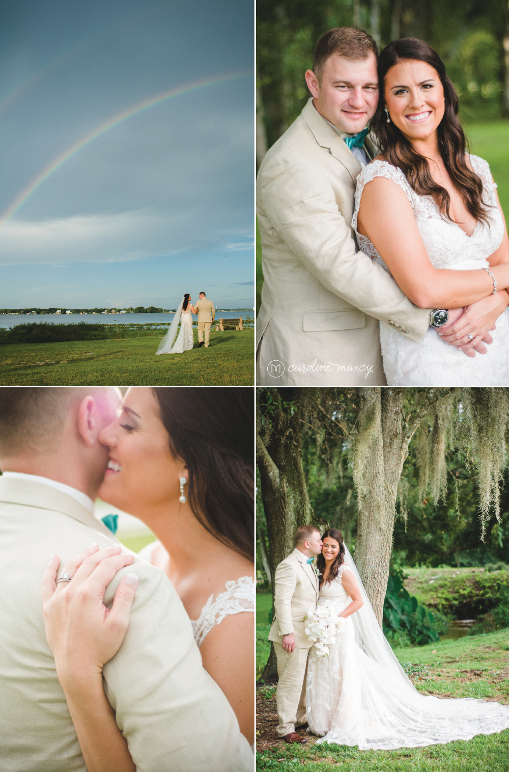Sebring, FL Lakeside Wedding Photography with Caroline Maxcy Photography